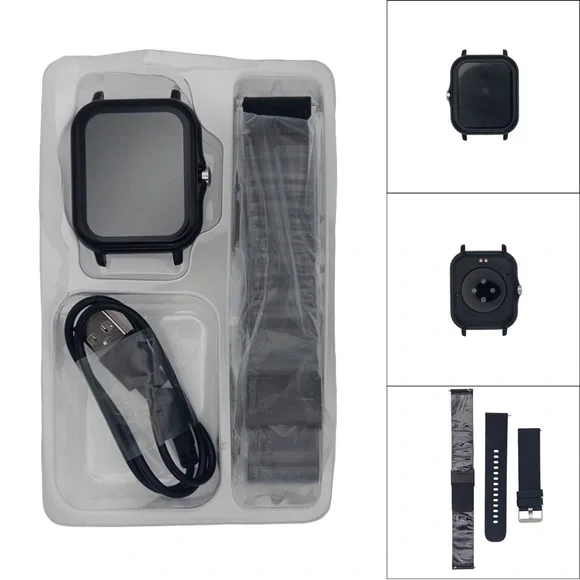 New Smartwatch Rose Gold Gold Black Fitness Tracker Watch - Picture 4 of 13